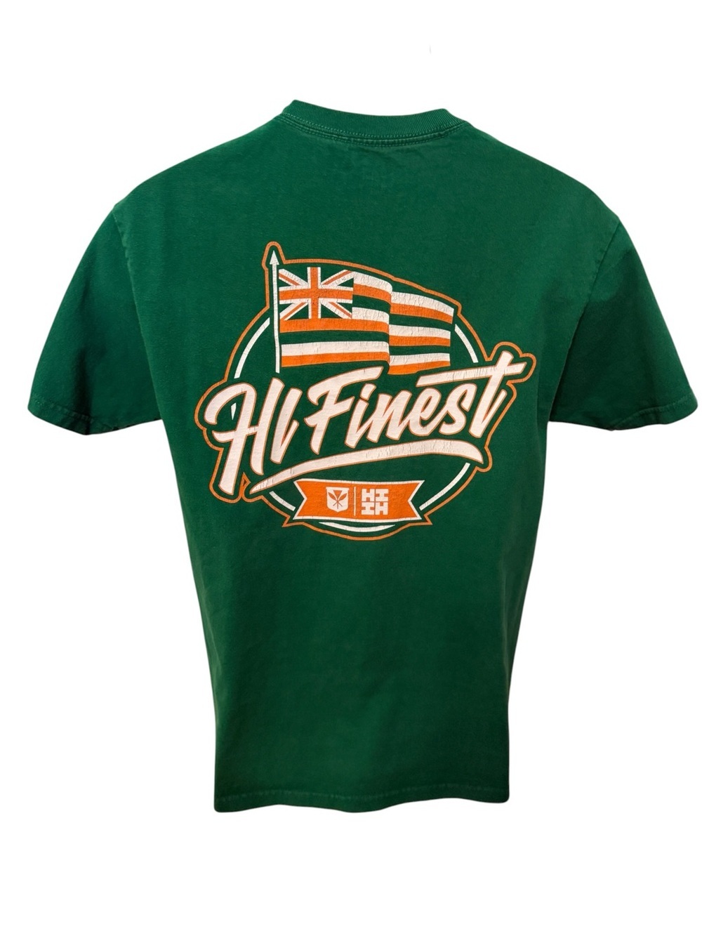 HI Hawaii’s Finest Hawaiian Flag Pepeluali 2021 Tee Shirt Men M Medium